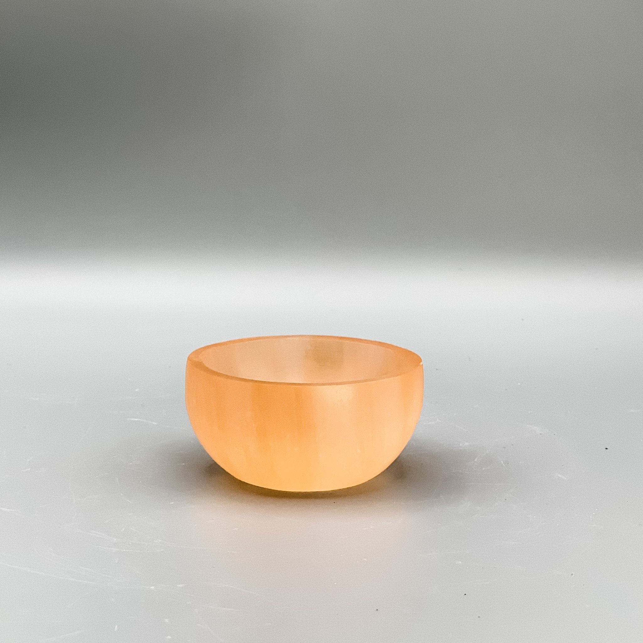 Orange Selenite Bowl 3" - INTERIORS IN BALANCE