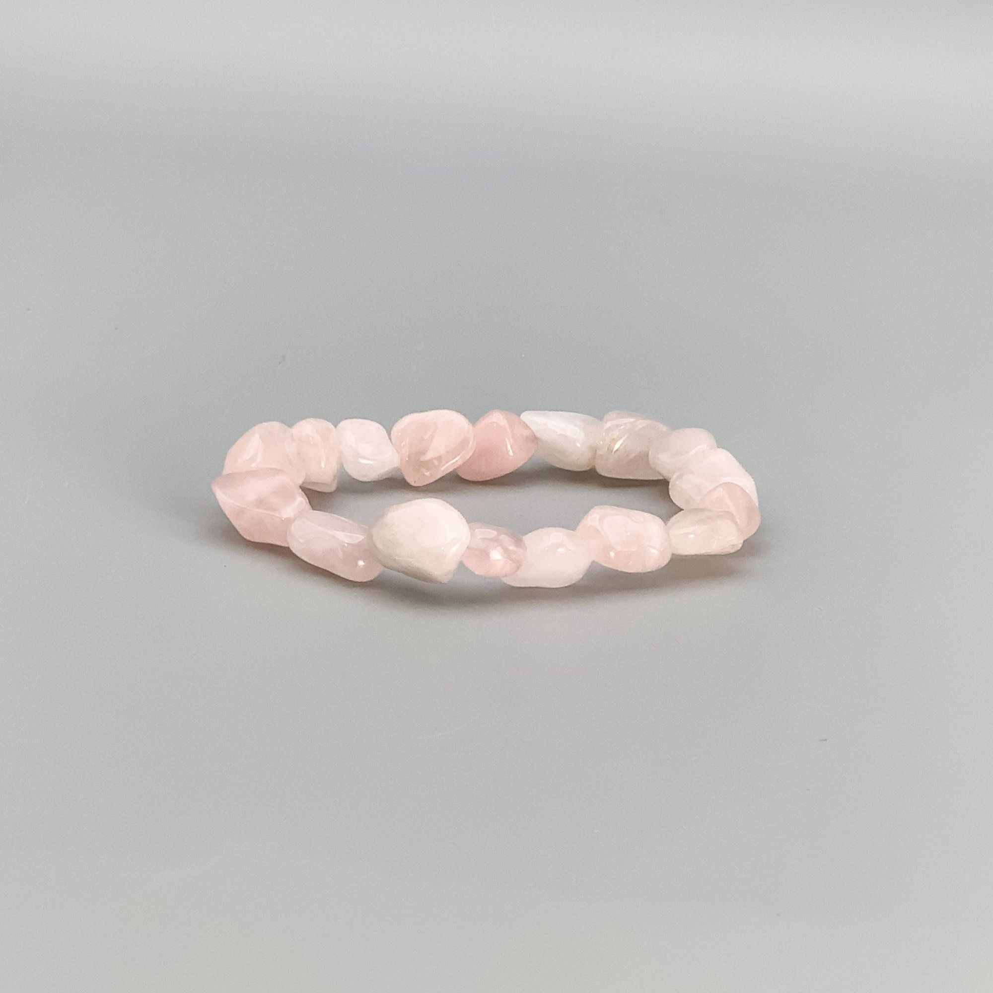 Rose Quartz Chakra Boho Stretch Bracelet