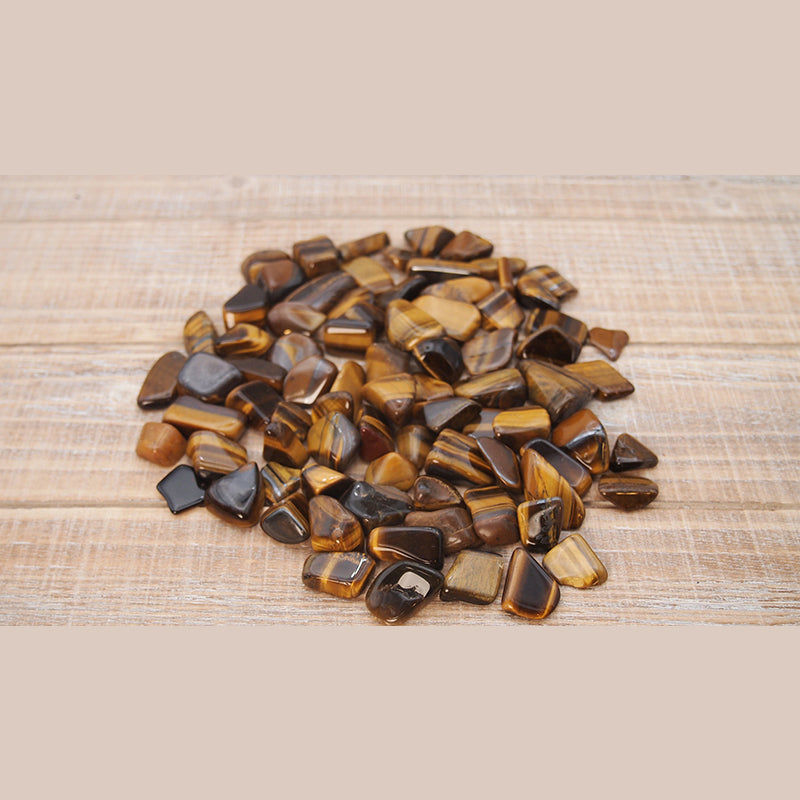 Tiger's Eye Tumbled Stone Nugget: Power, Courage, Understanding - Interiors in Balance