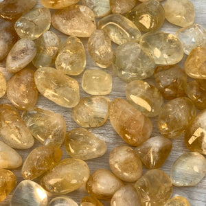 Citrine Crystals, Chakra Stones, 1 Crystal Nugget Per Order - Interiors in Balance