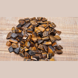 Tiger's Eye Tumbled Stone Nugget: Power, Courage, Understanding - Interiors in Balance
