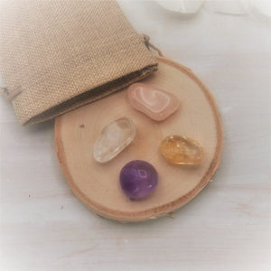 Relaxation & Inspiration Crystal Set (4 stones) - Interiors in Balance