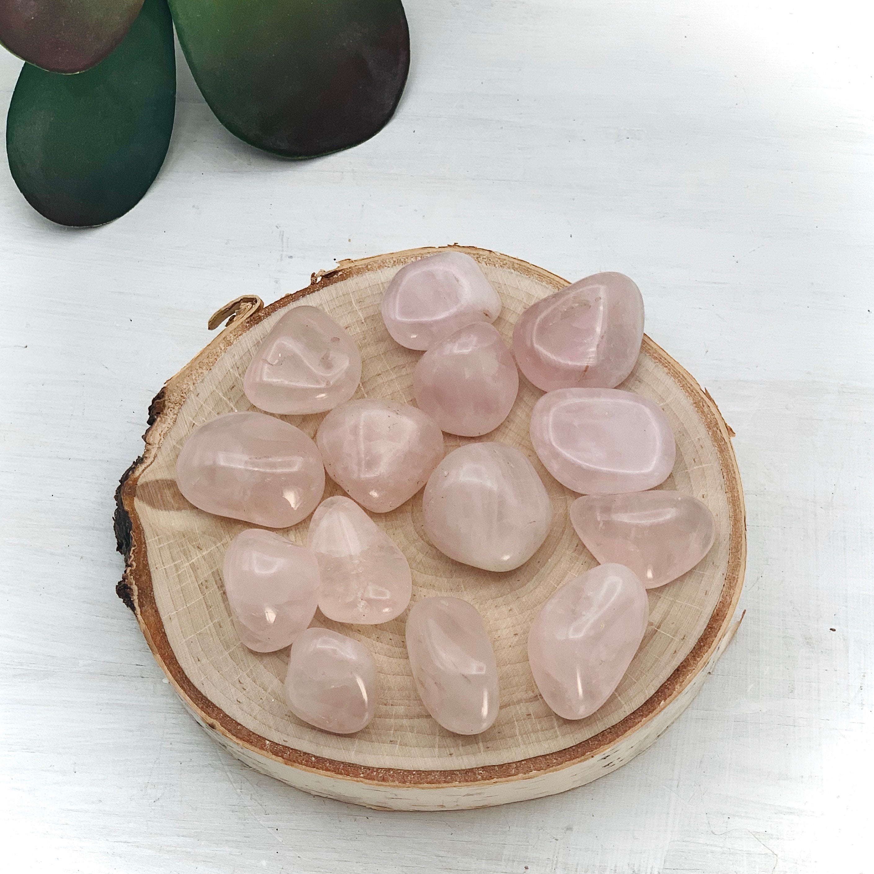 Rose Quartz Tumbled Nugget (1 Per Order) - Interiors in Balance