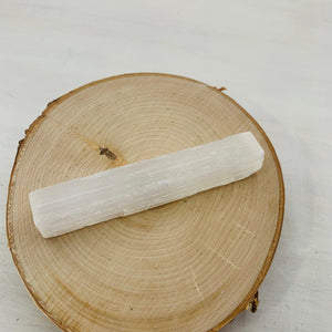 Selenite Stick, Selenite Wand with Size Options - Interiors in Balance