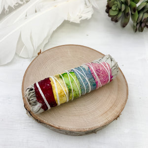 White Sage and Colored Rose Petals - Interiors in Balance