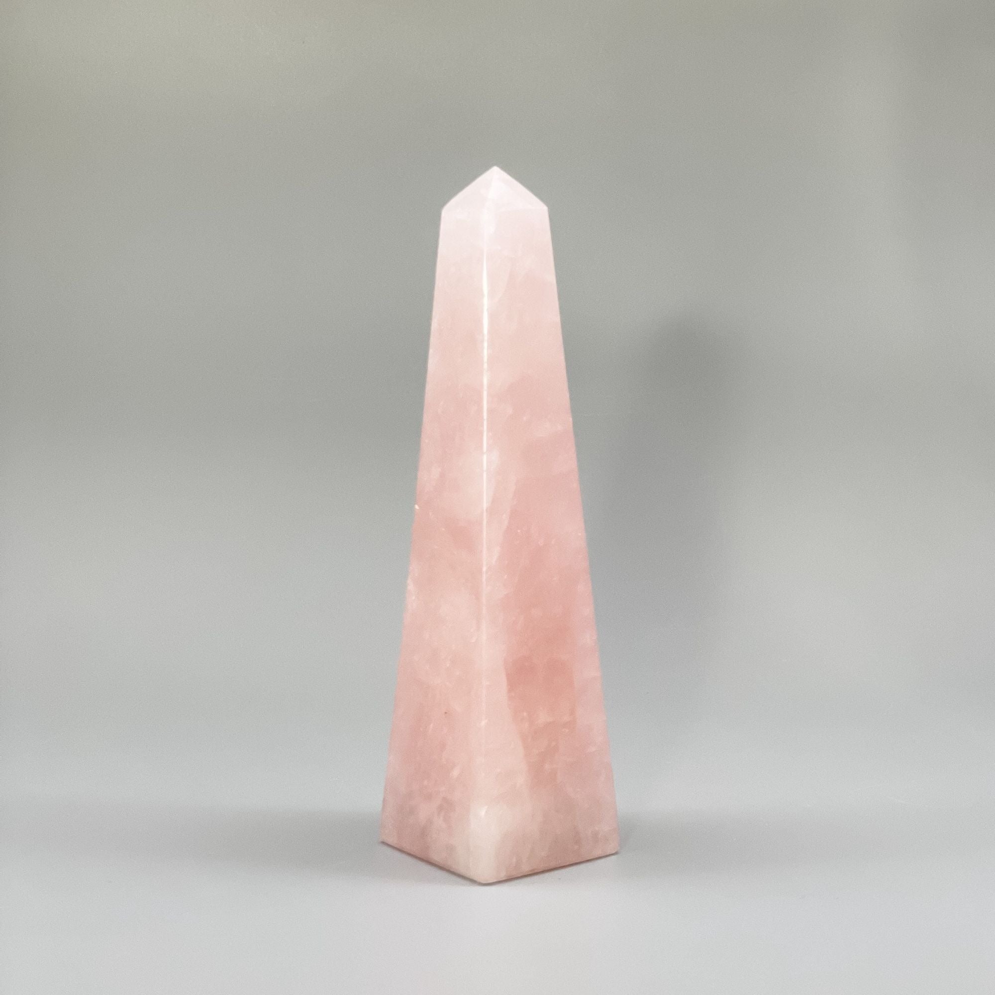 Rose Quartz Obelisk, 6” High