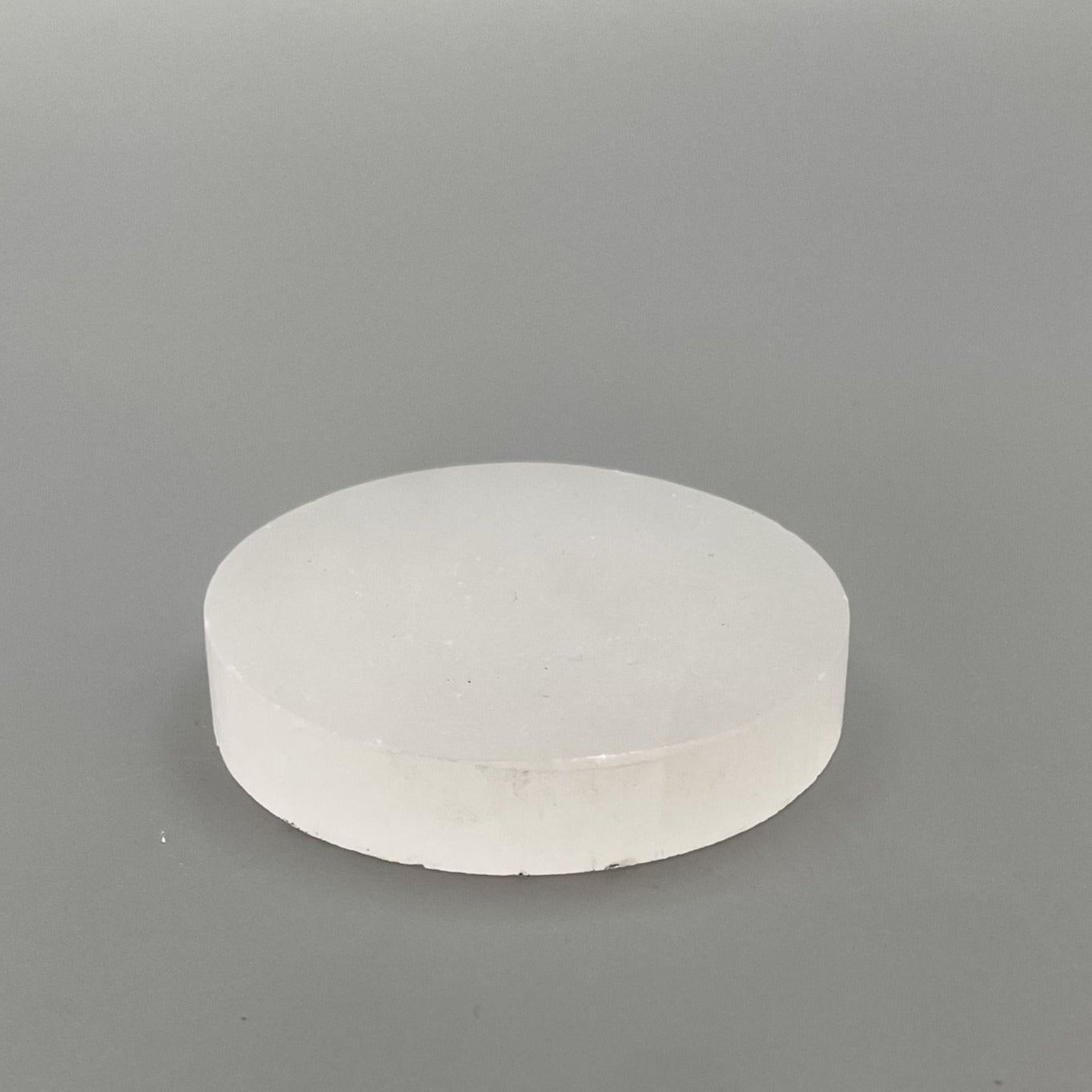 Small Round Selenite Charging Plate 2.5-Inches