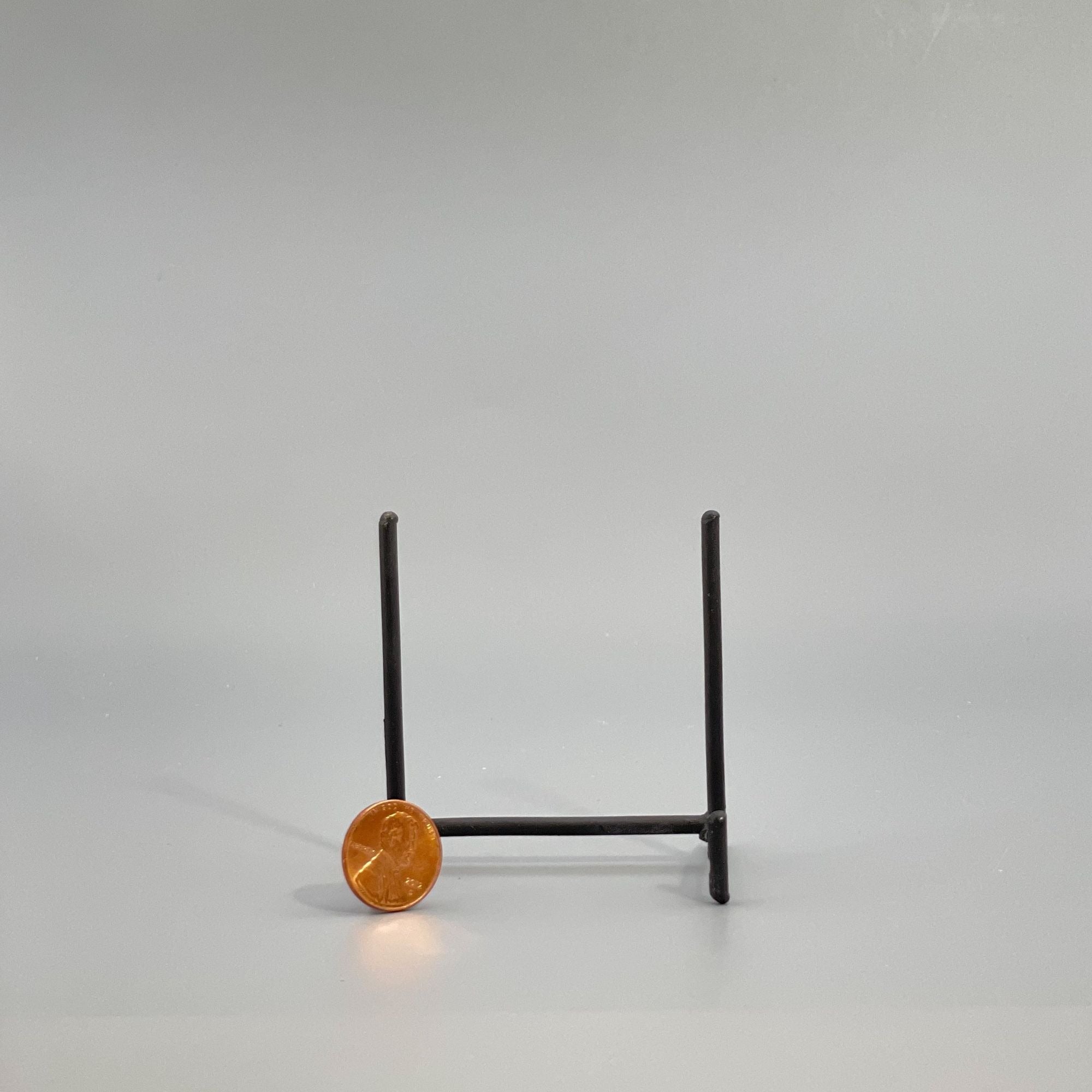 Metal Black Geode Stand, Fossil, Easel Stand, Mineral Display, Agate Stand,  Sign Stand