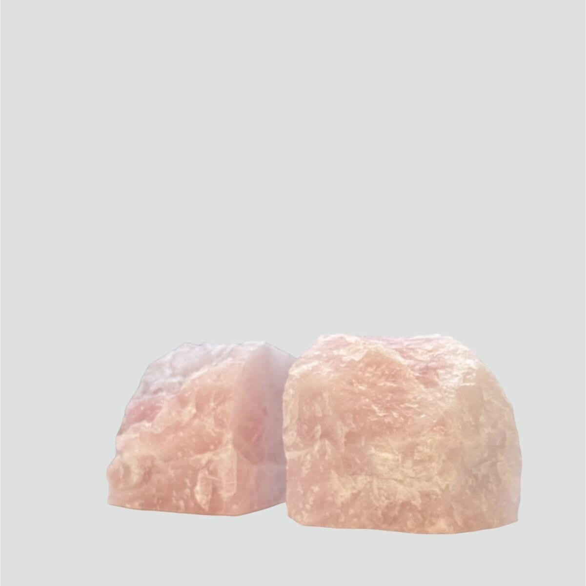 Natural Rose Quartz Bookends with Boho Chic Appeal w/ Natural Characteristics, Pink Crystal Bookends (5+ lbs.) AC