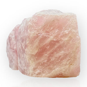 Pink Crystal Bookends, Flawless Natural Rose Quartz Bookends, Boho Luxe, Real Gem Book Ends, Unique, Heavy, Short Bookends, 6+ lbs (LS)