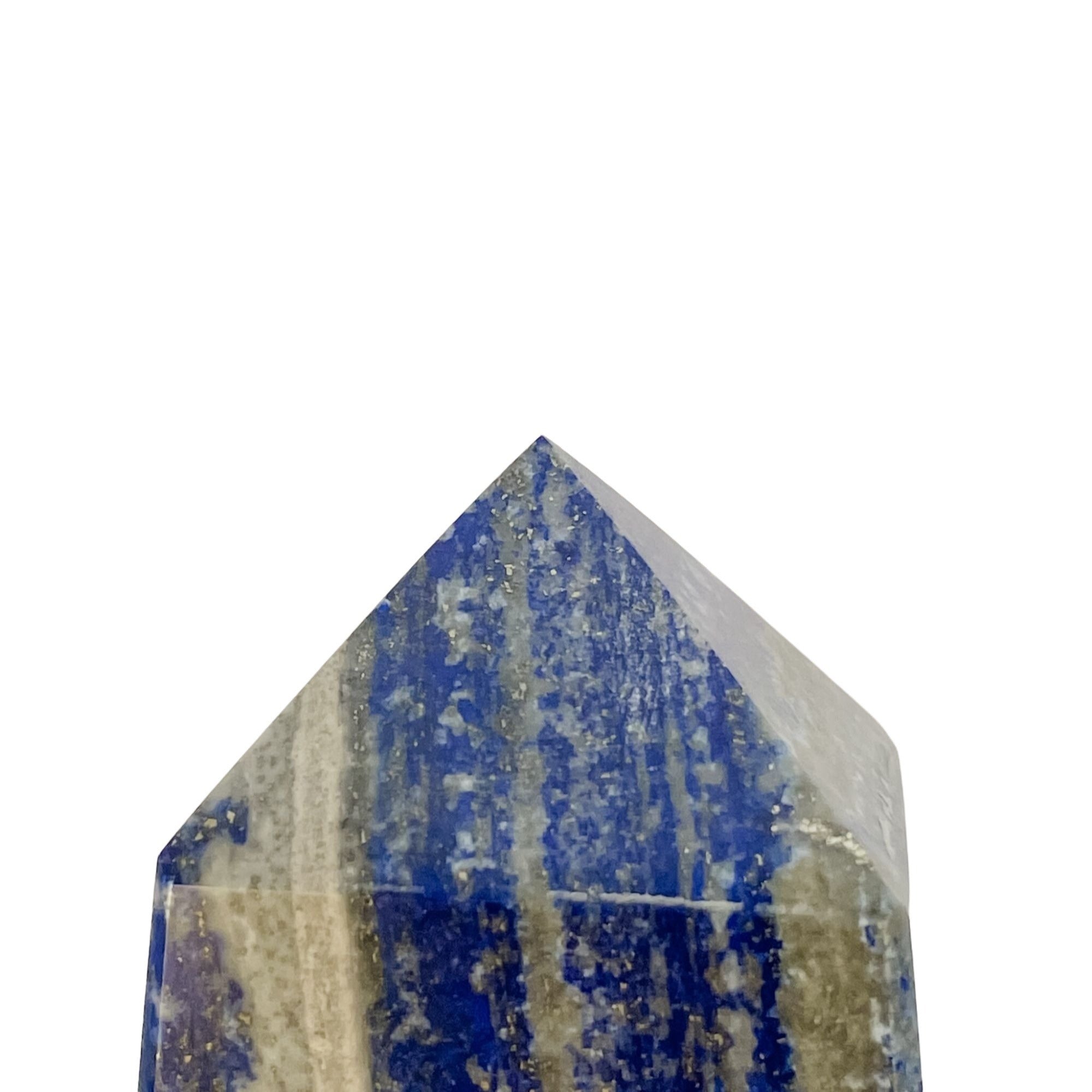 Lapis Lazuli, Large Point, Obelisk, Over 1 Pound, Polished Crystal, Mineral Collection, Blue Chakra Stone