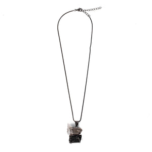 Smoky Quartz and Black Tourmaline Necklace