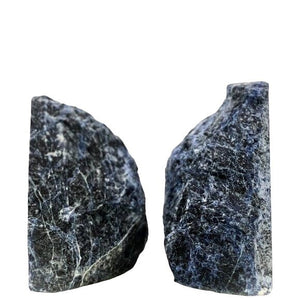 Solid Sodalite Bookends, Over 6 lbs. (A)