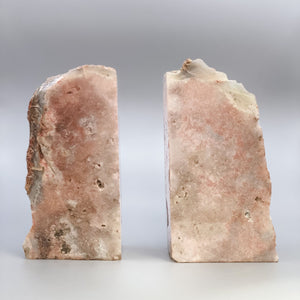 Pink Amethyst Bookends from the El Chiquada in Patagonia, Argentina