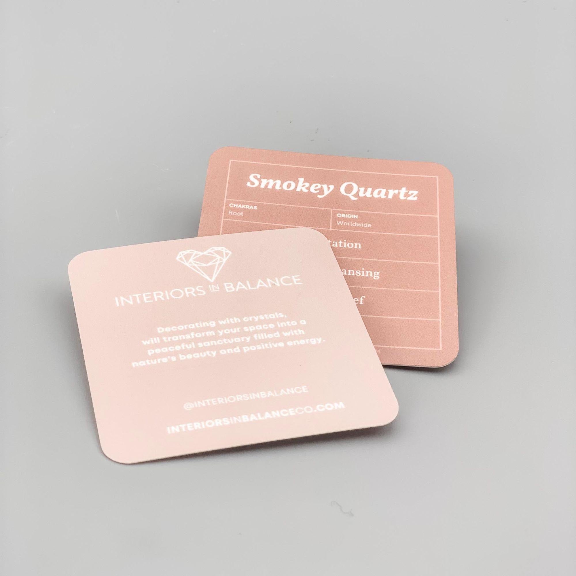 Double Point, Smoky Quartz Necklace