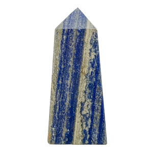 Lapis Lazuli, Large Point, Obelisk, Over 1 Pound, Polished Crystal, Mineral Collection, Blue Chakra Stone