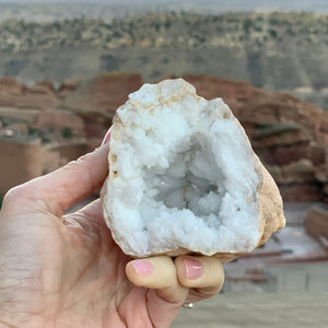 Crystal Geode, Cracked Quartz Druzy