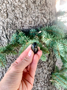 Black Onyx Crystal Tumbled  Stone - Interiors in Balance