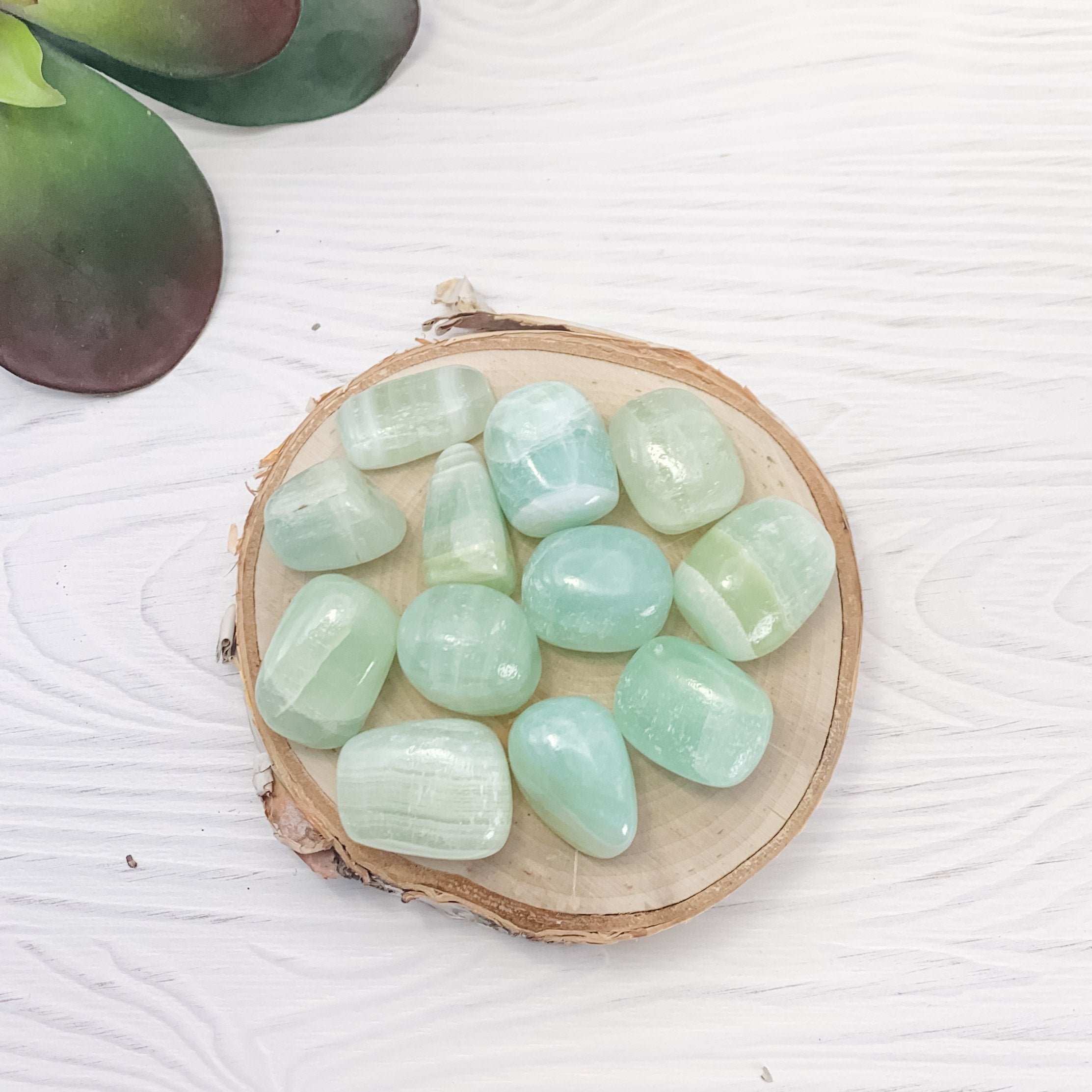 Calcite verte - chakra pistache