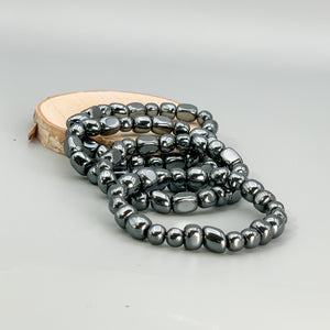 Hematite Chakra Bracelet - INTERIORS IN BALANCE