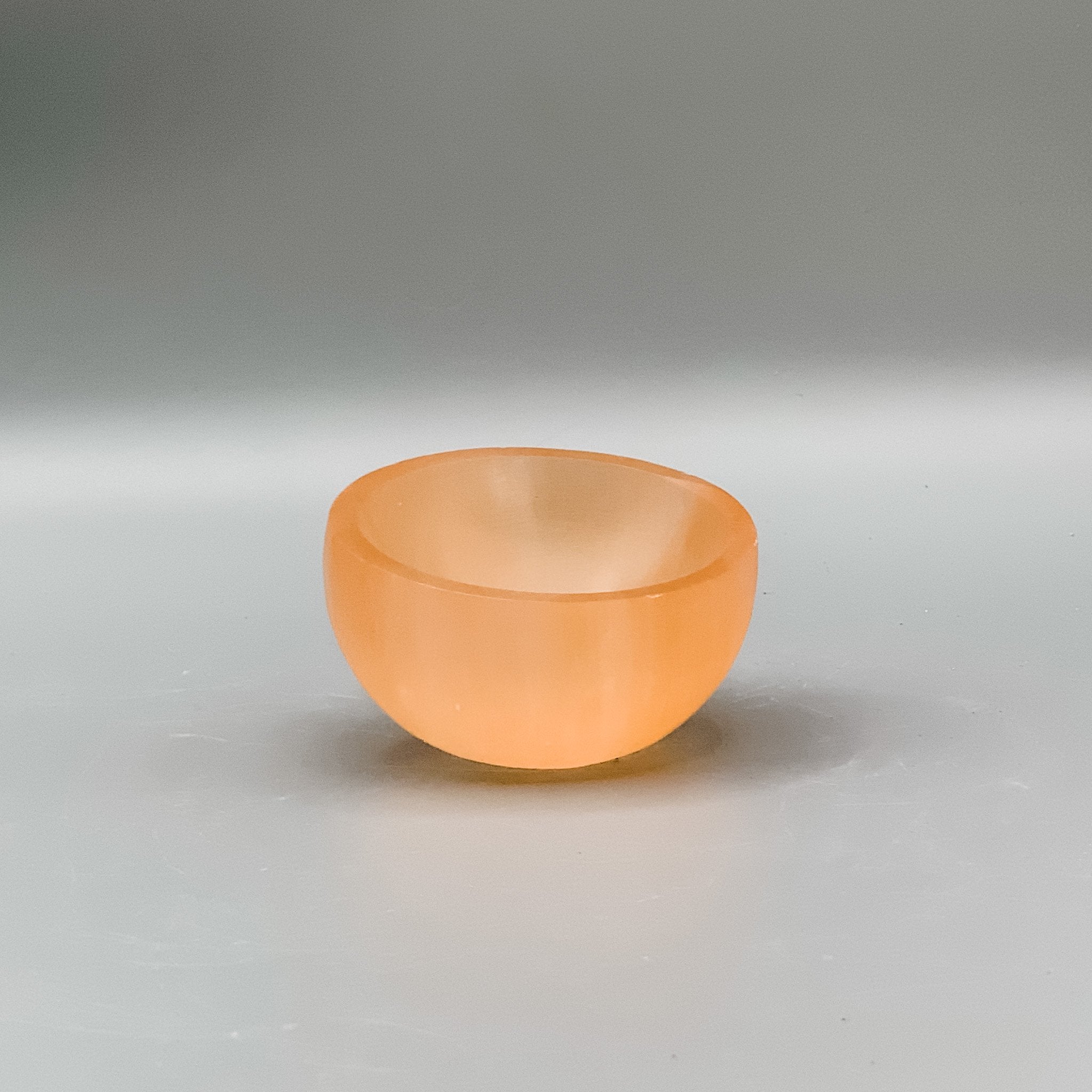 Orange Selenite Bowl 3" - INTERIORS IN BALANCE