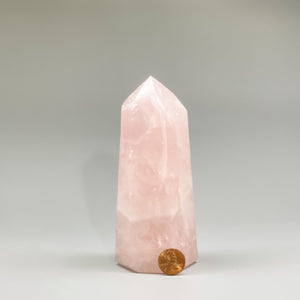 Rose Quartz Tower Point - 5"