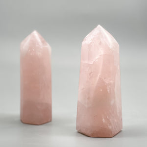 Rose Quartz Tower Point - 5"