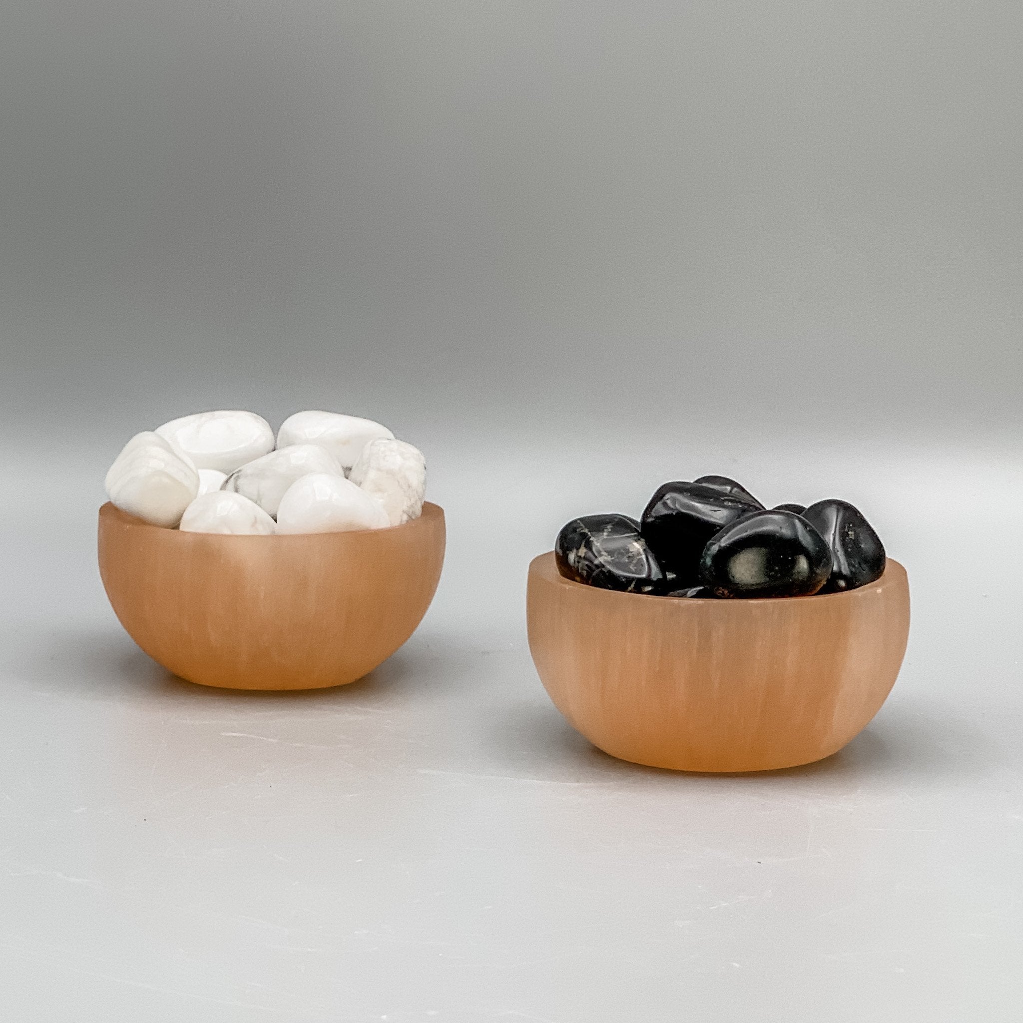 Orange Selenite Bowl 3" - INTERIORS IN BALANCE