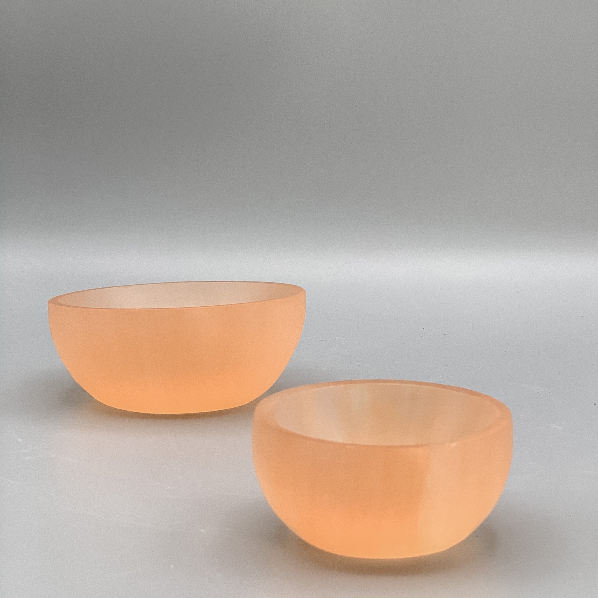 Orange Selenite Bowl 3" - INTERIORS IN BALANCE