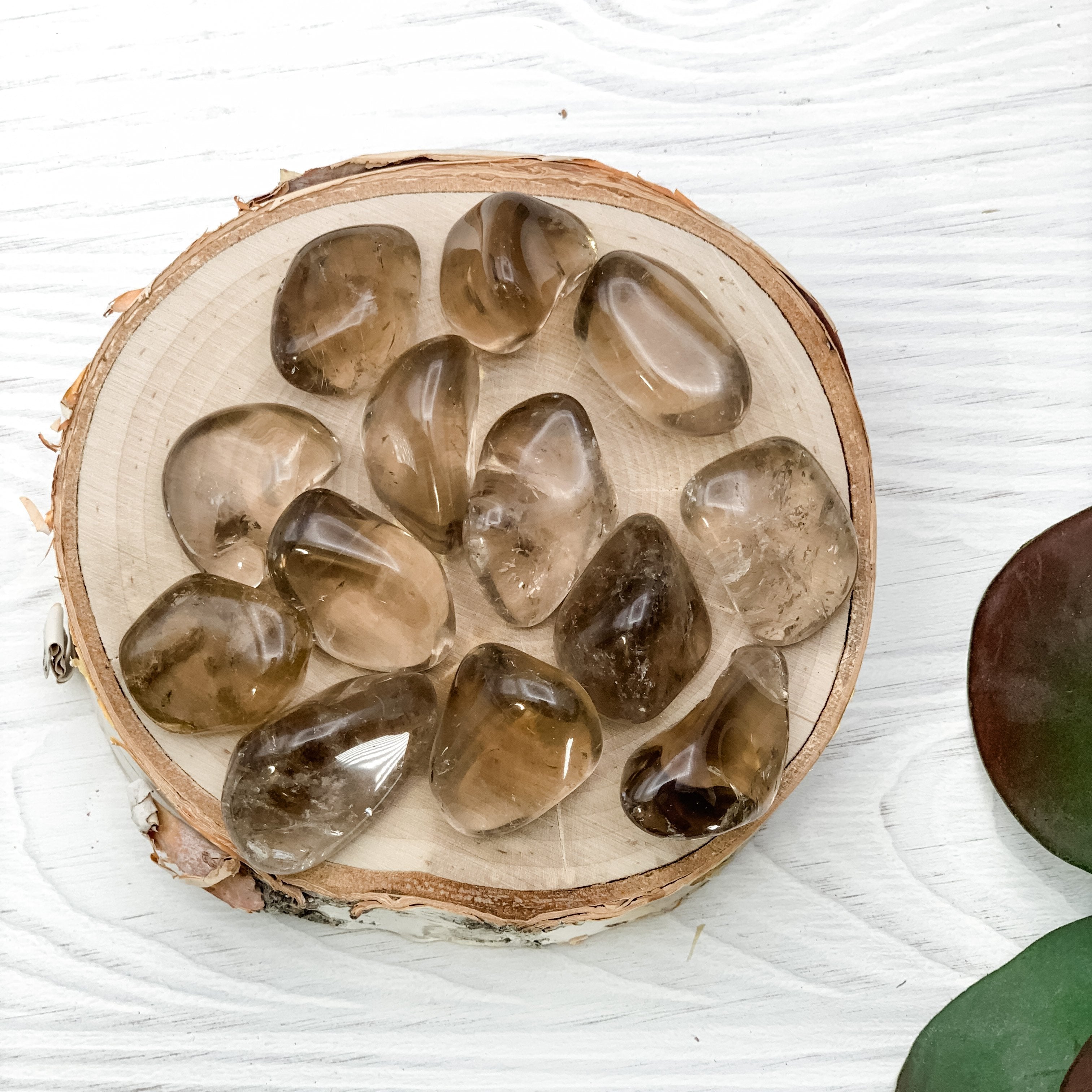 Smoky Quartz Tumbled Stone - Interiors in Balance