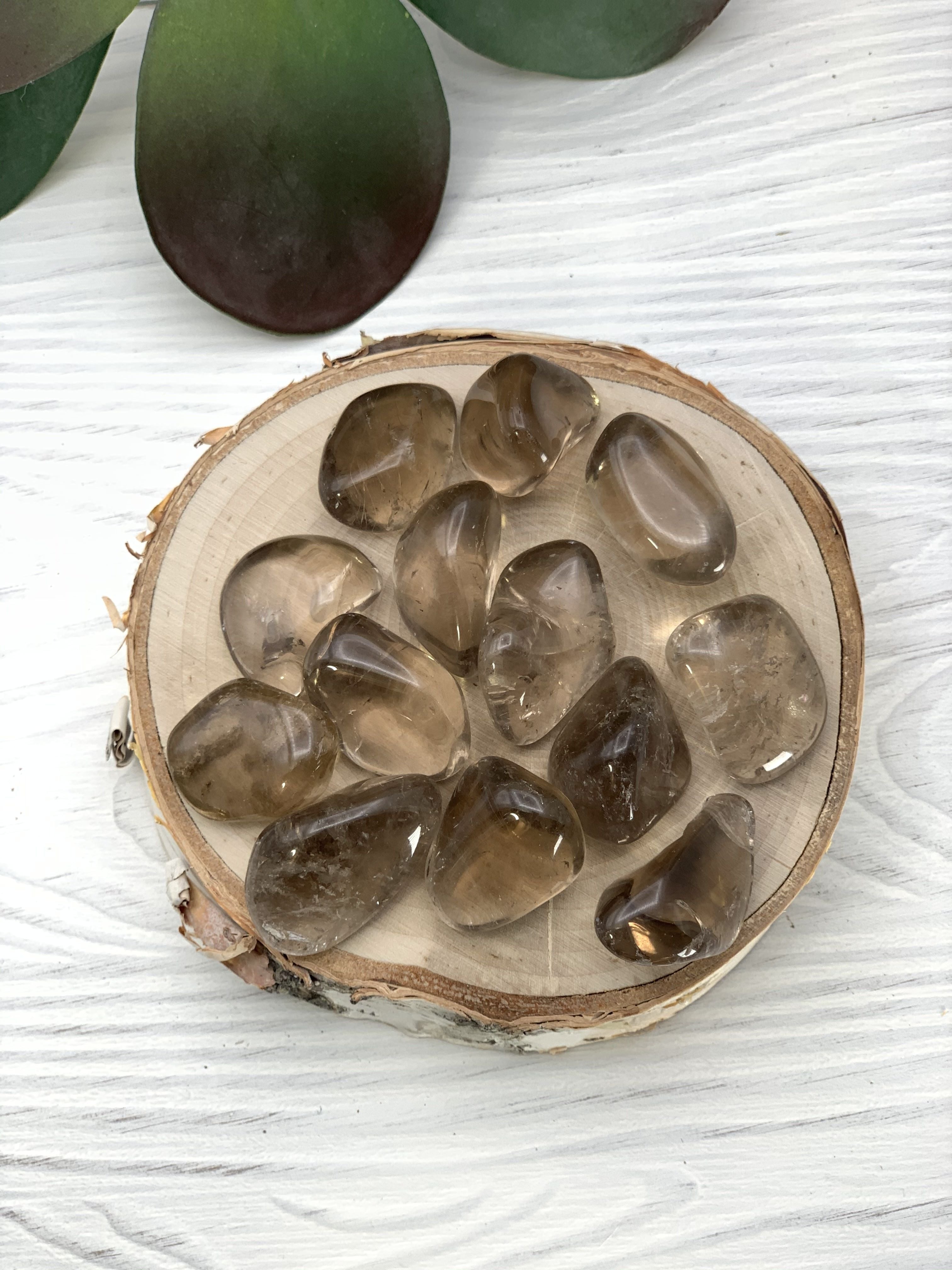 Smoky Quartz Tumbled Stone - Interiors in Balance