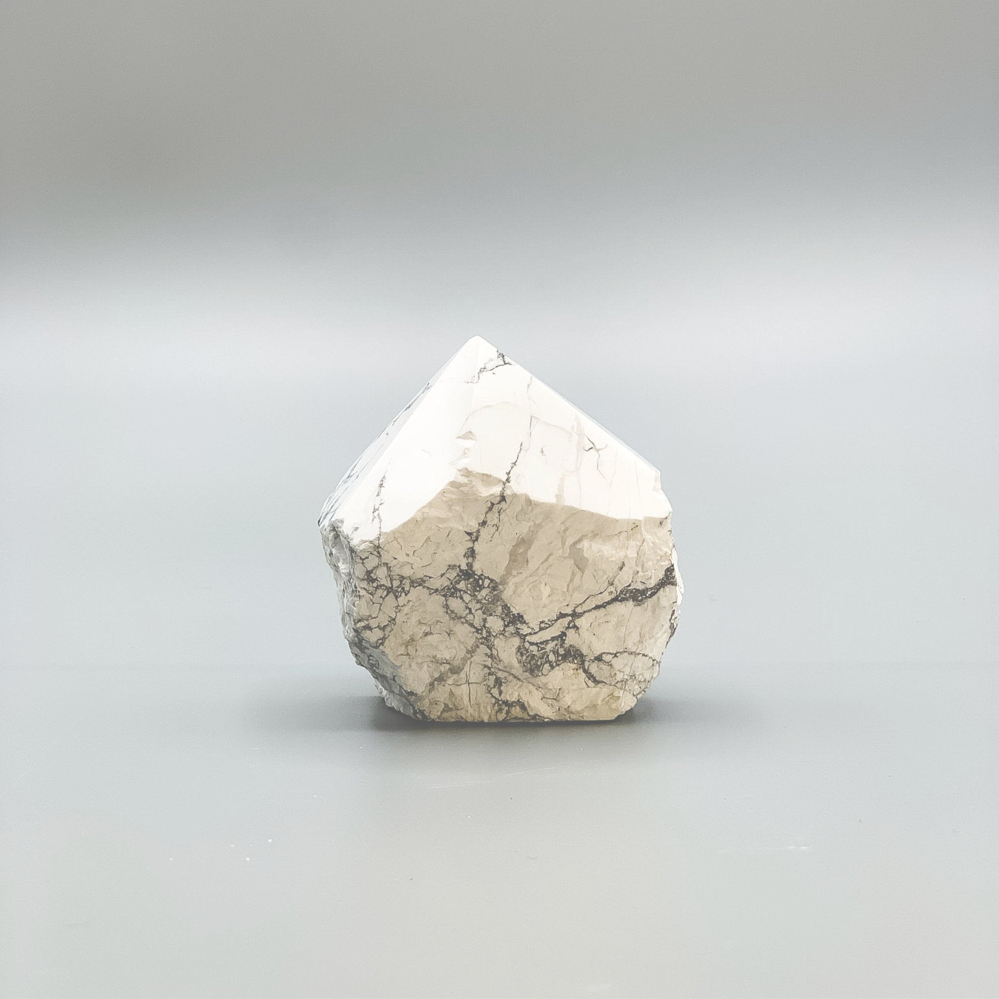 White Howlite Energy Generator Point