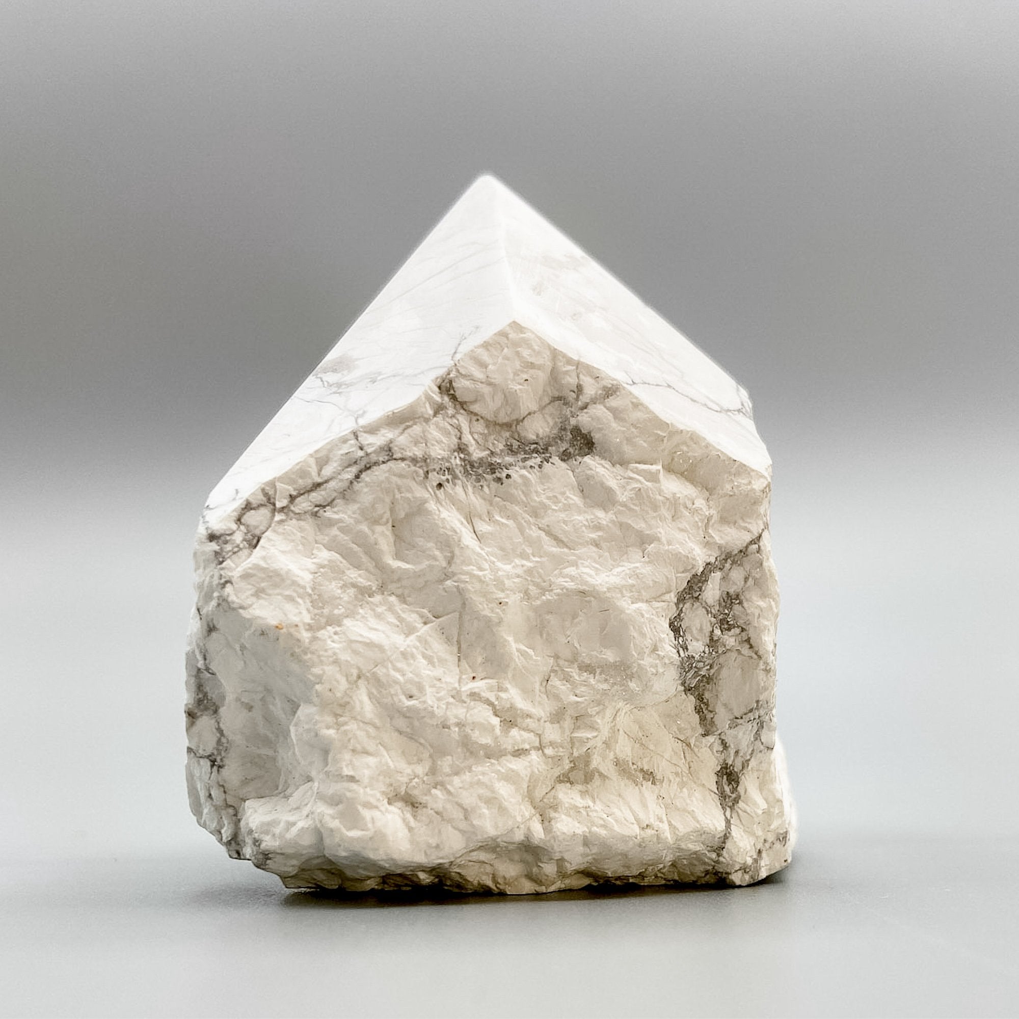 White Howlite Energy Generator Point