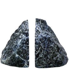 Solid Sodalite Bookends, Over 6 lbs. (A)