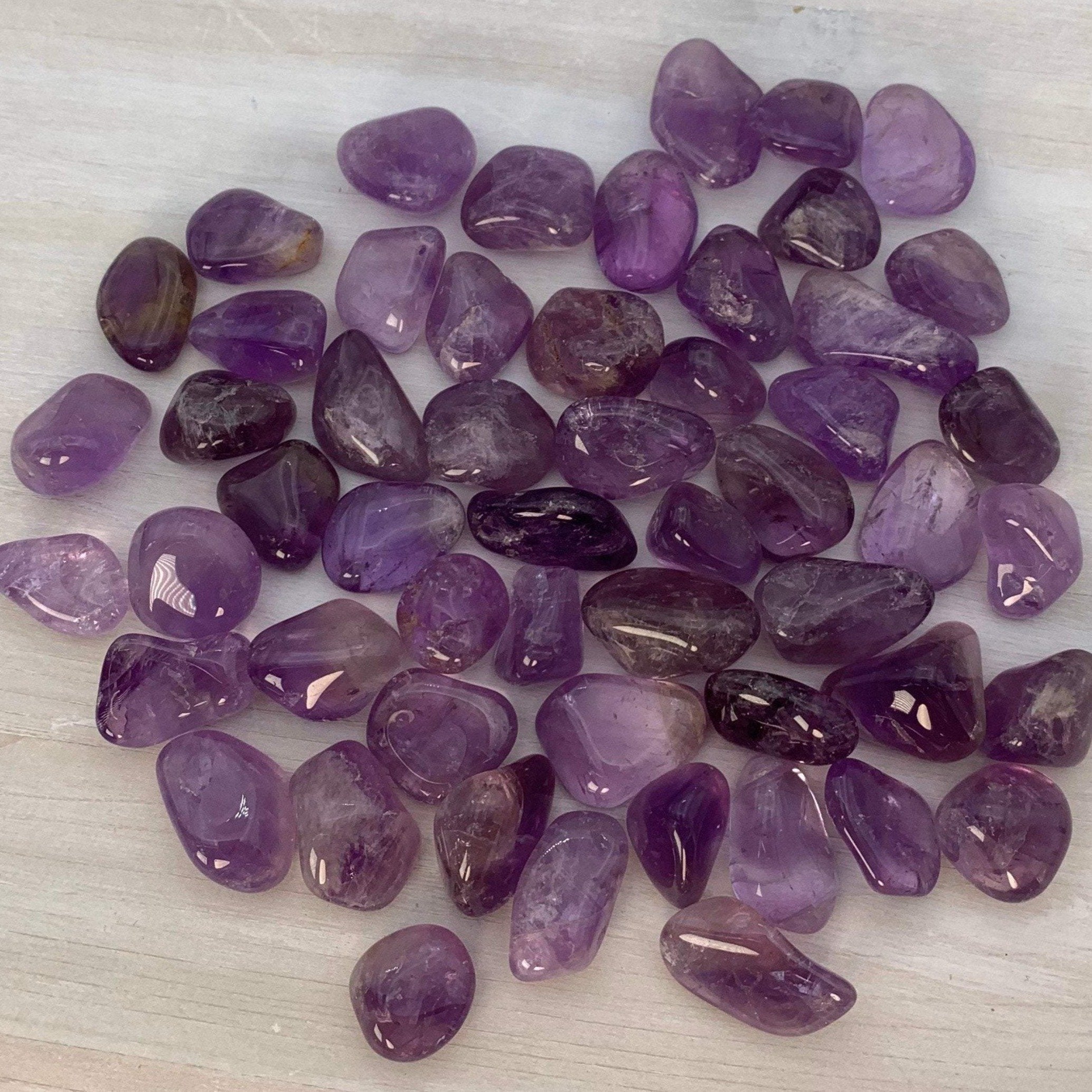 Amethyst, Crystal Nugget, Chakra Stone, AA Quality - Interiors in Balance
