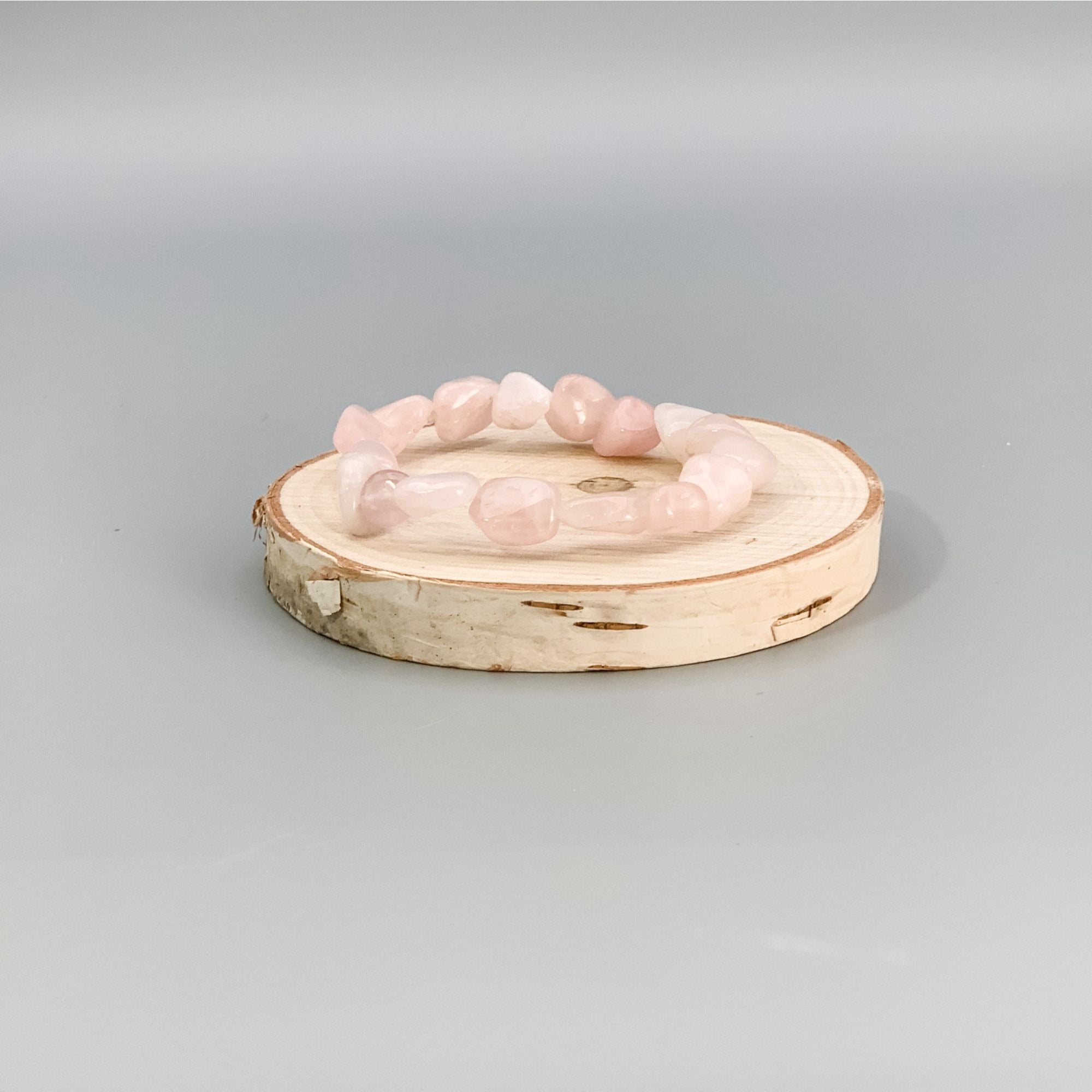 Rose Quartz Chakra Boho Stretch Bracelet