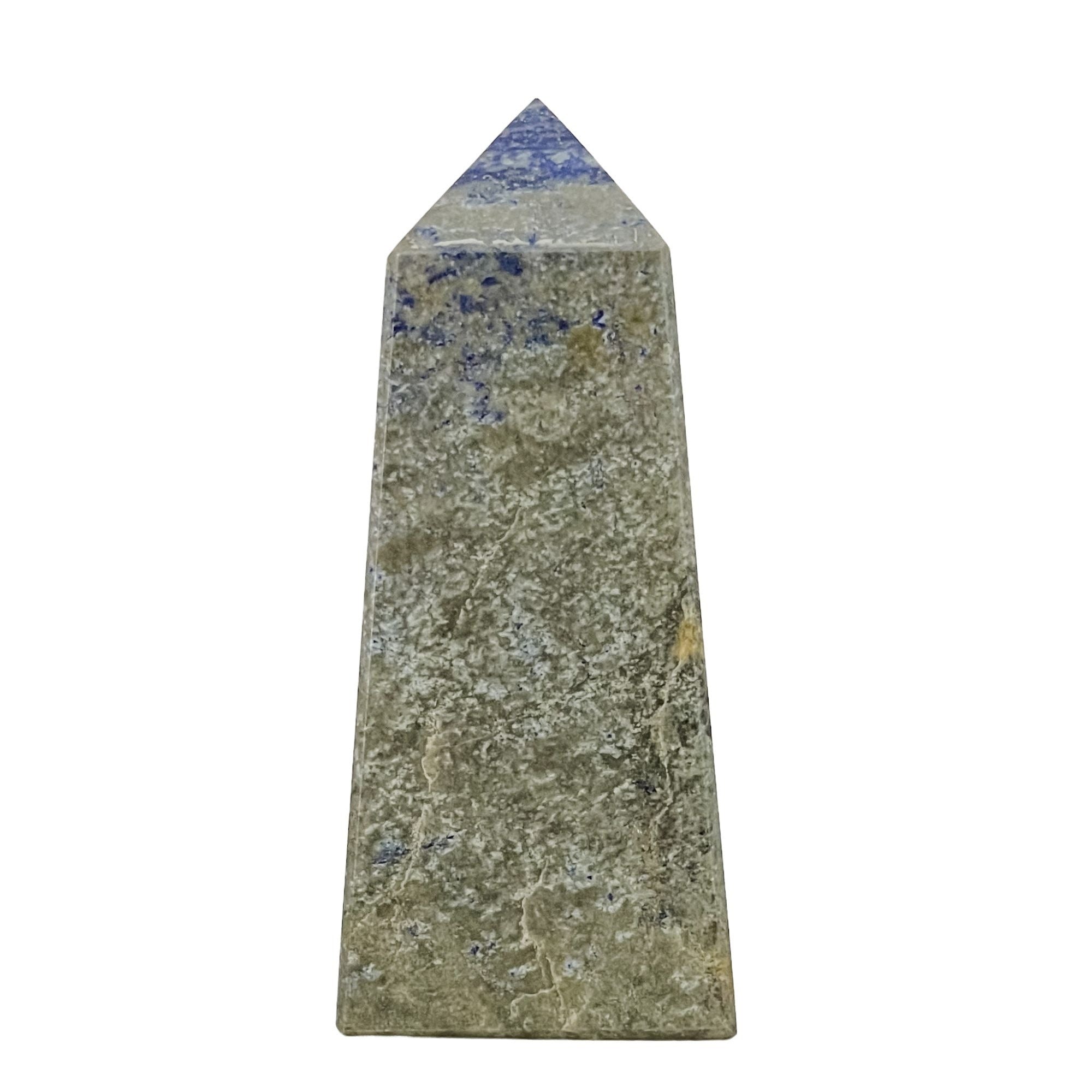 Lapis Lazuli, Large Point, Obelisk, Over 1 Pound, Polished Crystal, Mineral Collection, Blue Chakra Stone