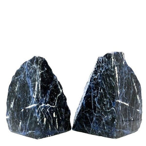 Solid Sodalite Bookends, Over 6 lbs. (A)