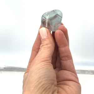 Fluorite Healing Crystal Tumbled Nugget - Interiors in Balance