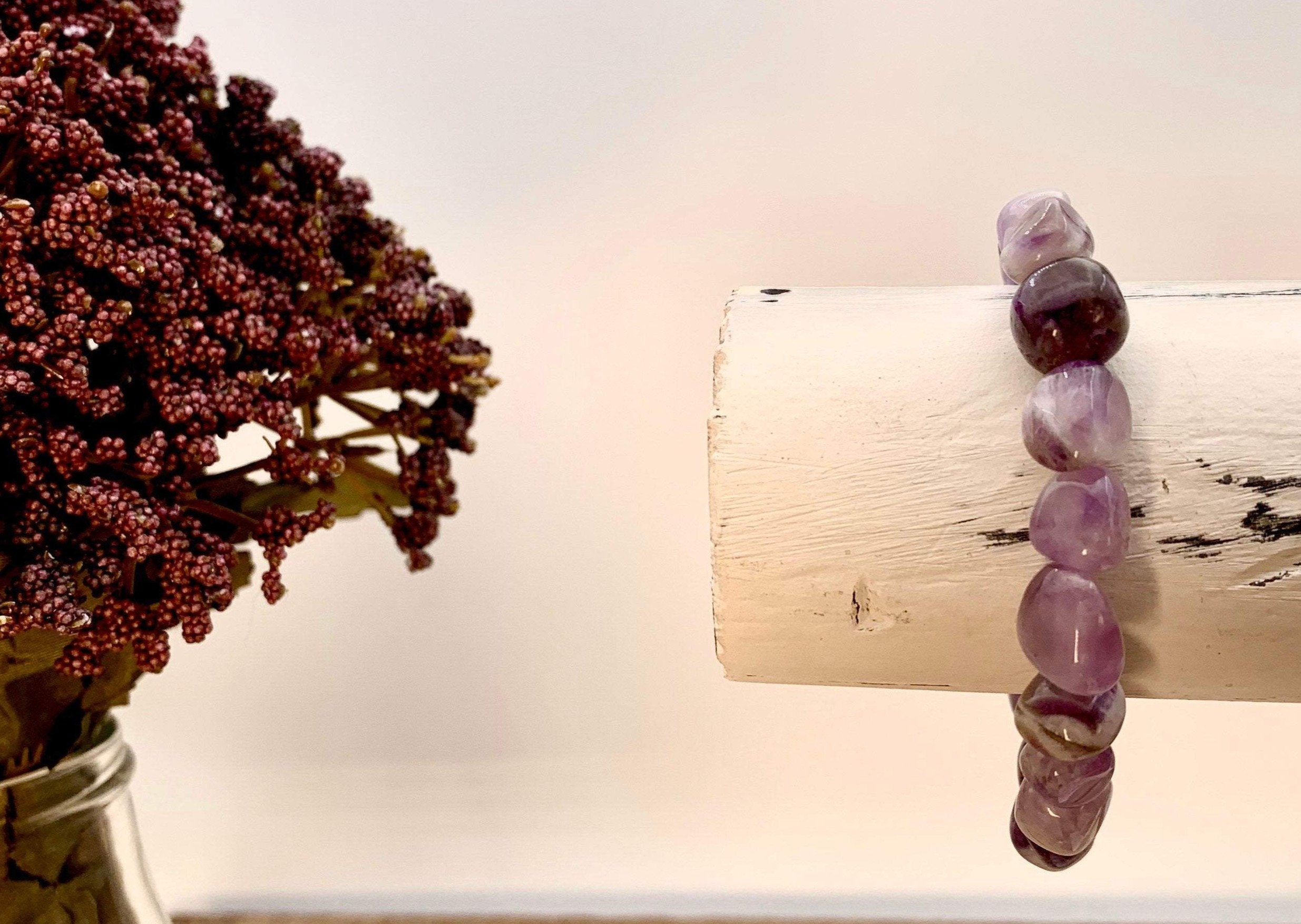 Amethyst Chakra Bracelet - Interiors in Balance