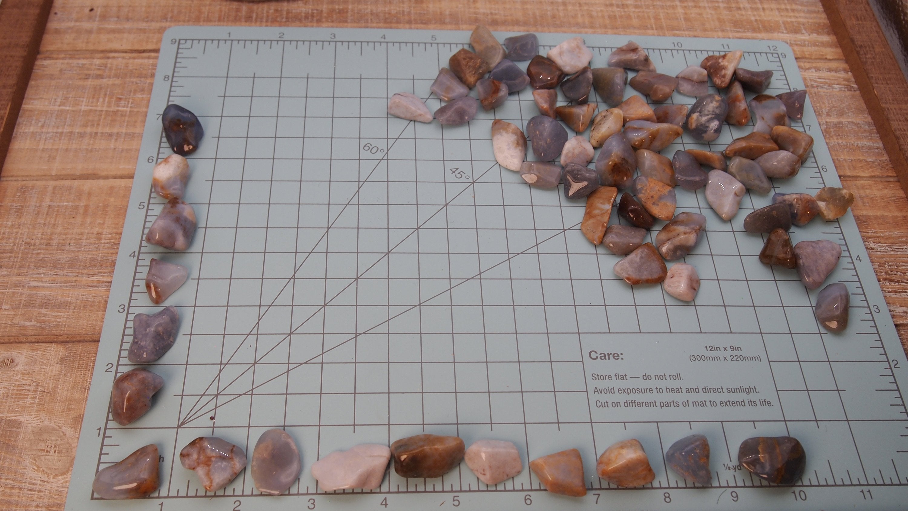 Blue Chalcedony, Demure Crystal, Tumbled Nugget (3 Stones Per Order) - Interiors in Balance