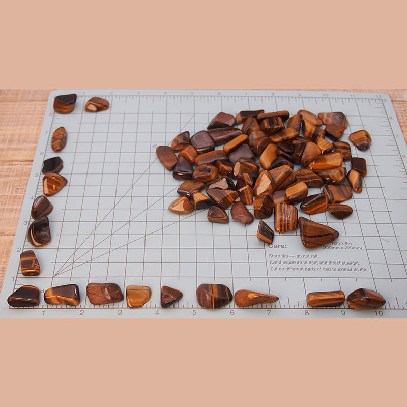Tiger's Eye Tumbled Stone Nugget: Power, Courage, Understanding - Interiors in Balance