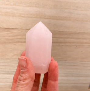 Rose Quartz, Crystal Obelisk, Tower, Point - Interiors in Balance