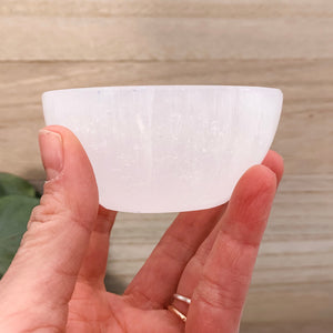 Selenite Moroccan 3" Crystal Bowl - Interiors in Balance