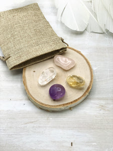 Relaxation & Inspiration Crystal Set (4 stones) - Interiors in Balance