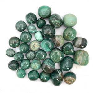 Jade Polished Tumbled Stone (1 Per Order) - Interiors in Balance