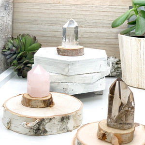 Rose Quartz, Crystal Obelisk, Tower, Point - Interiors in Balance