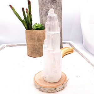 Moroccan Selenite Tower - Interiors in Balance