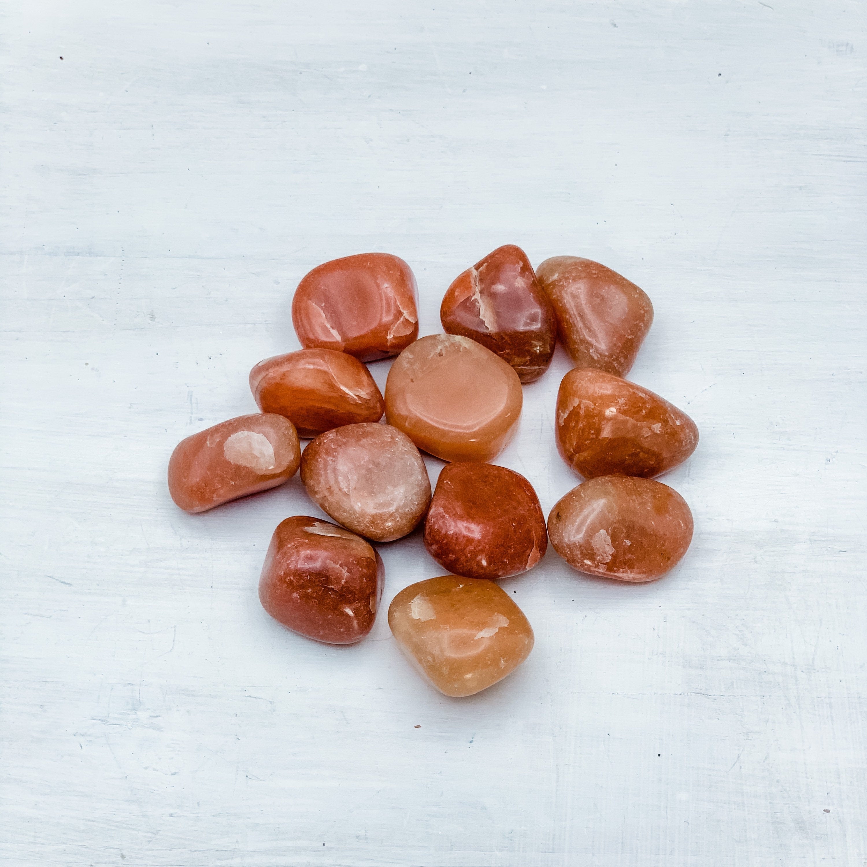 Red Aventurine, Chakra Balancing Polished Tumbled Stone - Interiors in Balance