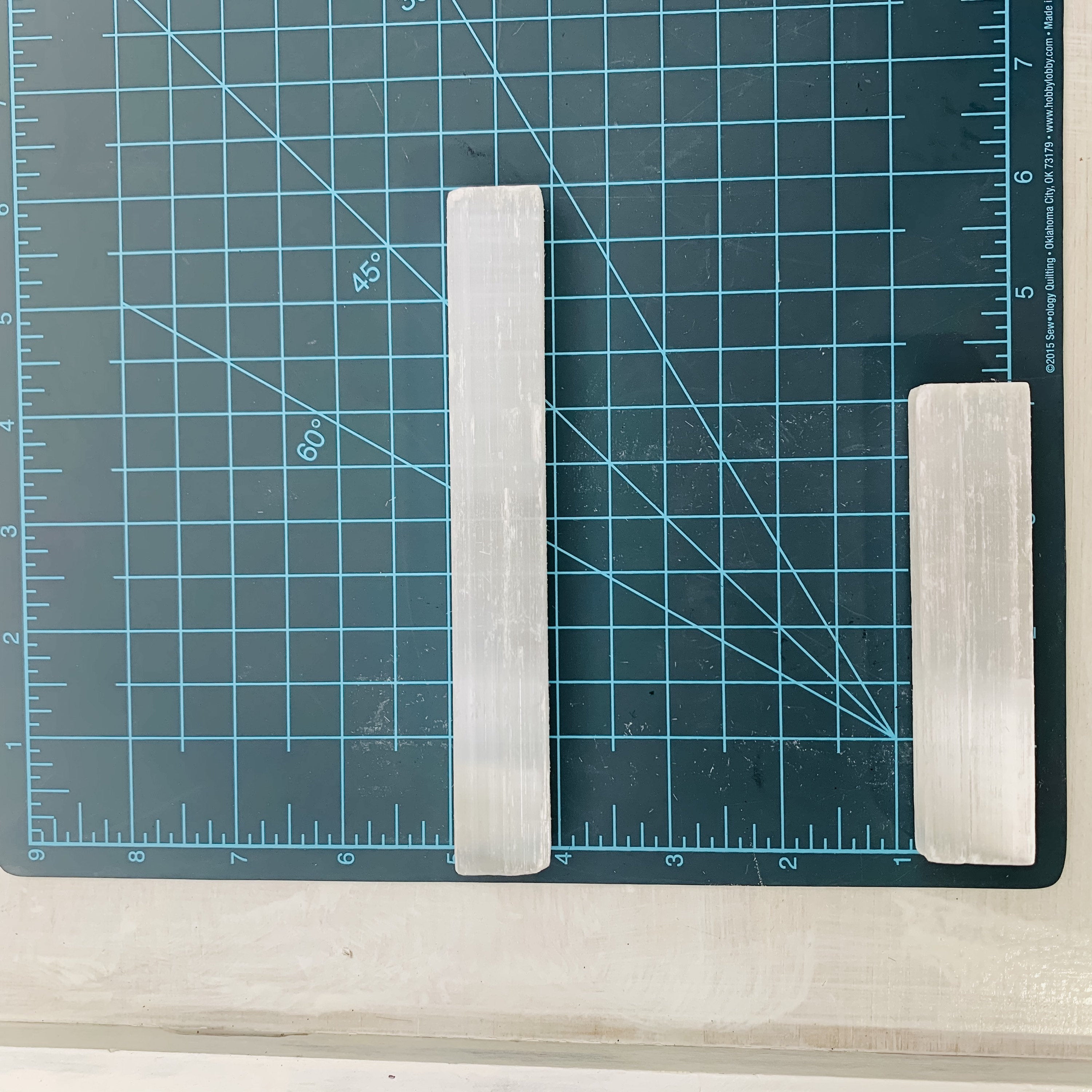 Selenite Stick, Selenite Wand with Size Options - Interiors in Balance